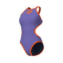 ARENA Woman One Piece ONE BIGLOGO 001198 930 Lavanda Fluo Orange