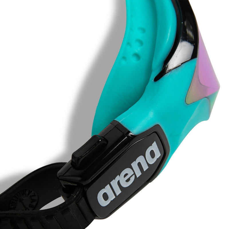 ARENA Goggles COBRA TRI SWIPE MIRROR 002508 110 Emerald Peacock