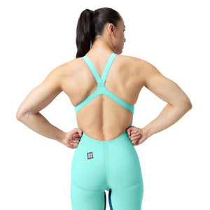 SPEEDO Woman Open Back Competition LZR PURE VALOR 2.0 15859 18470 Artic Blu