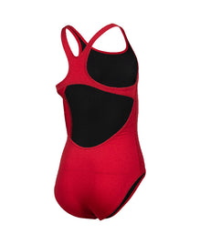 ARENA Girls's Team Swim PRO SOLID  Red-White 004762 450