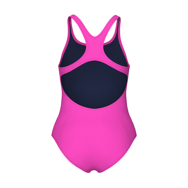 ARENA Girls's Team Swim PRO SOLID Shocking Pink-White 004762 908