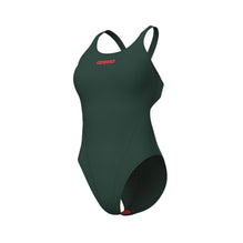 ARENA Women s Team Swimsuit Tech Solid Dark Sage 004763 900