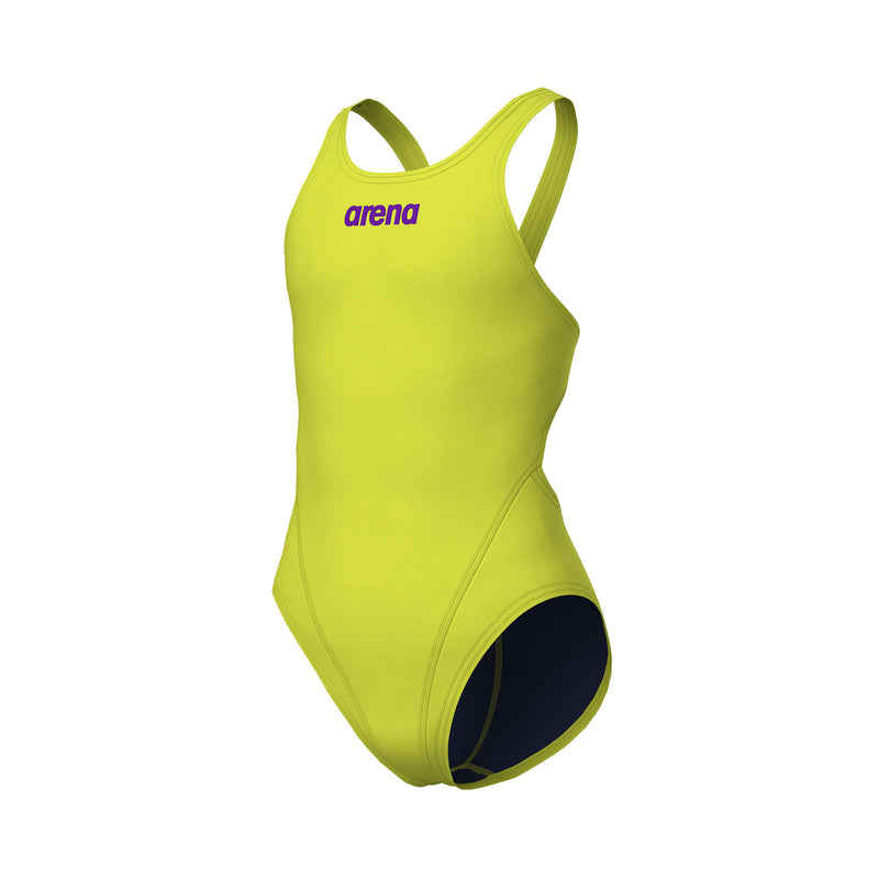 ARENA Girls's Team Swim TECH SOLID  Soft Green 004764 650