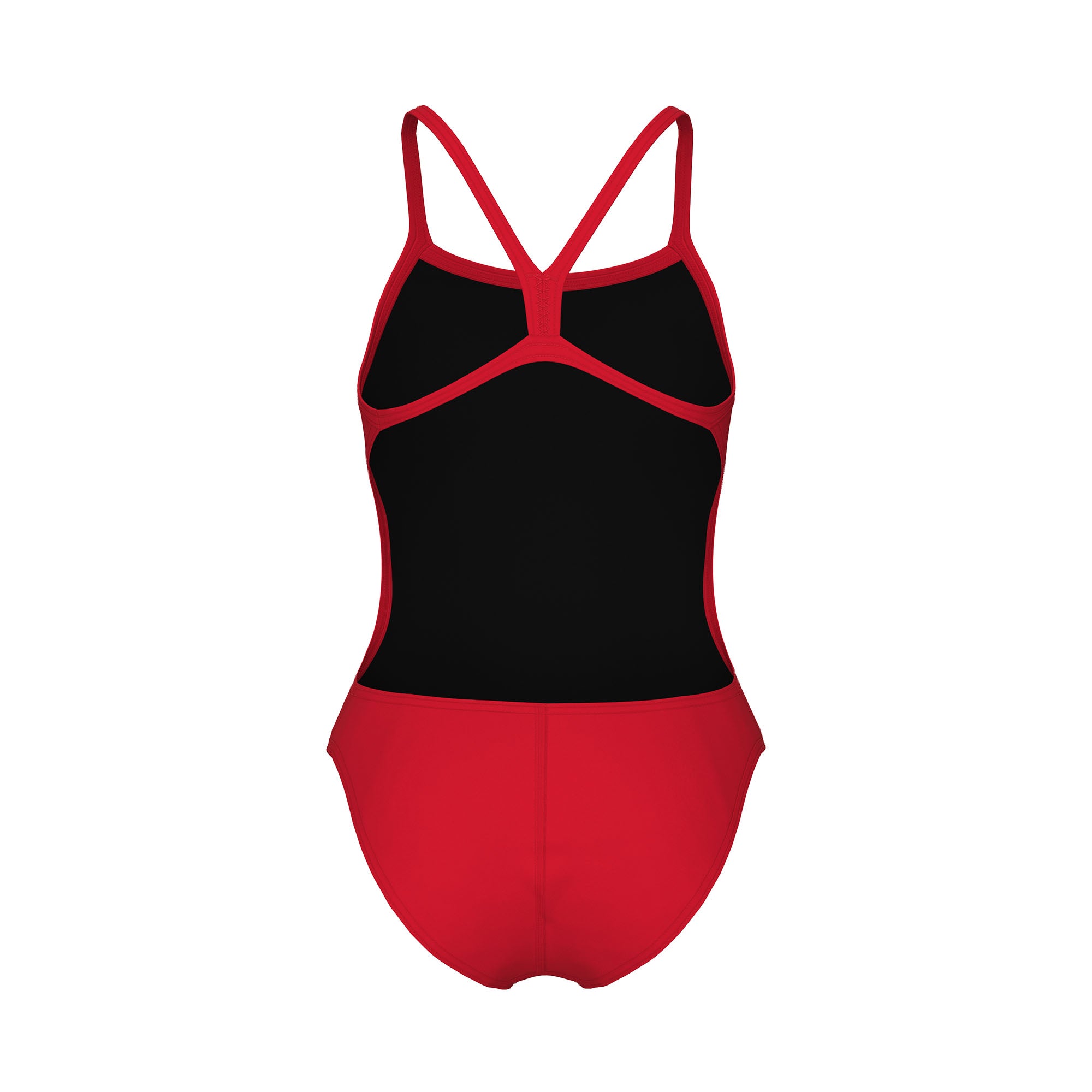 ARENA Girl One-Piece TEAM CHALLENGE SOLID  Red-White 004765 450