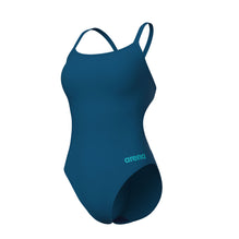 ARENA  WOMEN'S TEAM Swimsuit Swim TECH Solid Blue Cosmo 004766 600