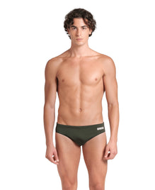 ARENA Man' s  Brief TEAM SOLID  Dark Sage White 004773 660