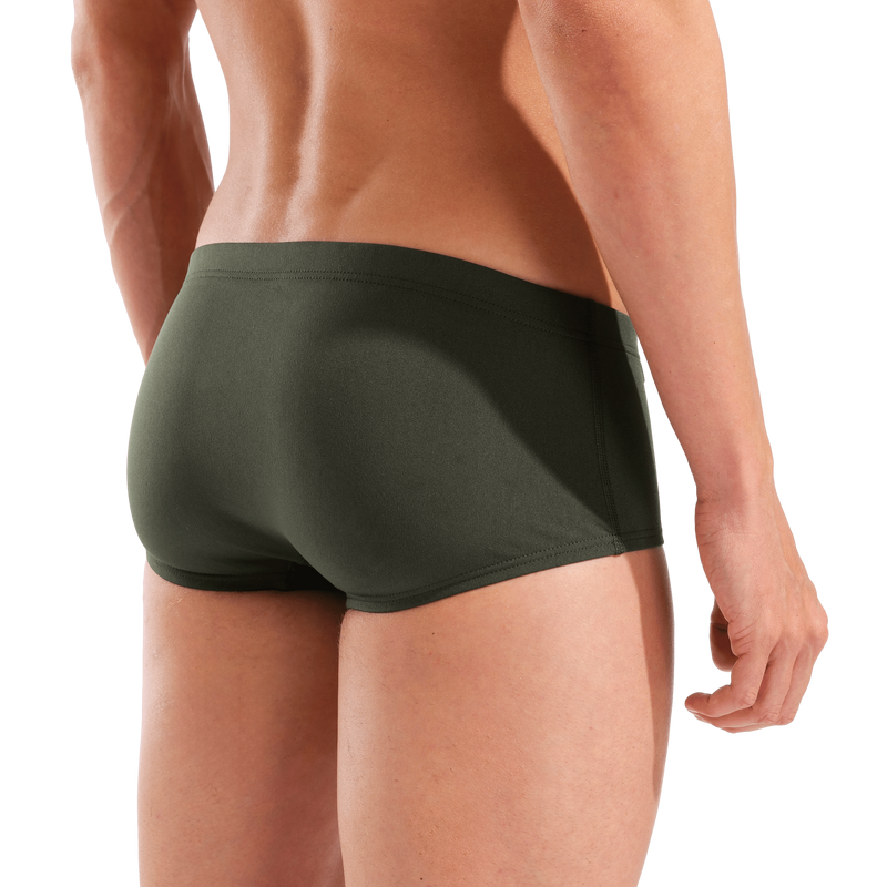ARENA Men's Team Swim Low Waist SHORT Solid 004775 660 Dark Sage