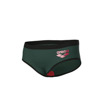 ARENA Men One 12 cm Swim Briefs Big Logo Dark Sage-Black  005914 840