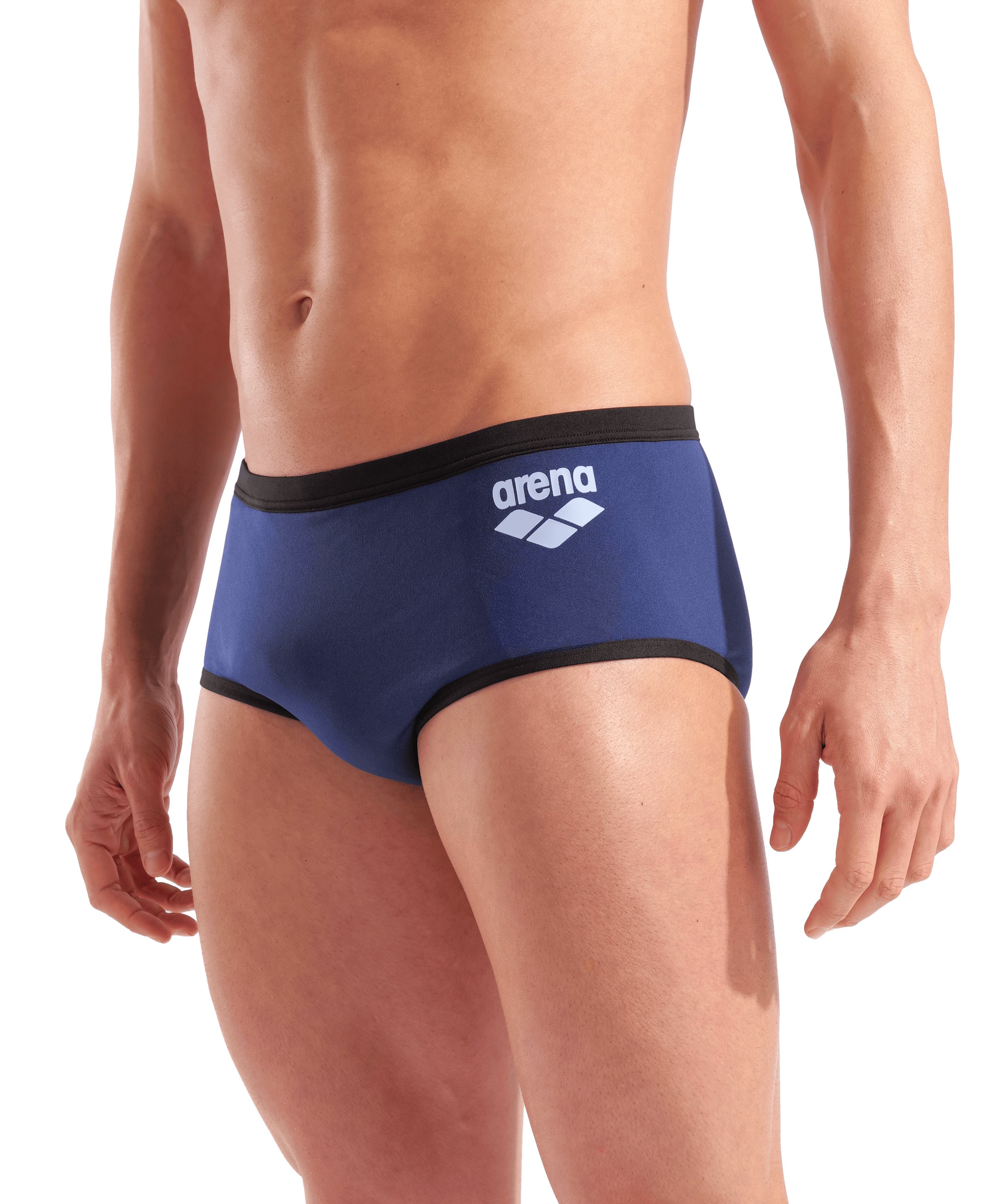ARENA Men One Low Waist Short Big Logo Navy Black 008549 750