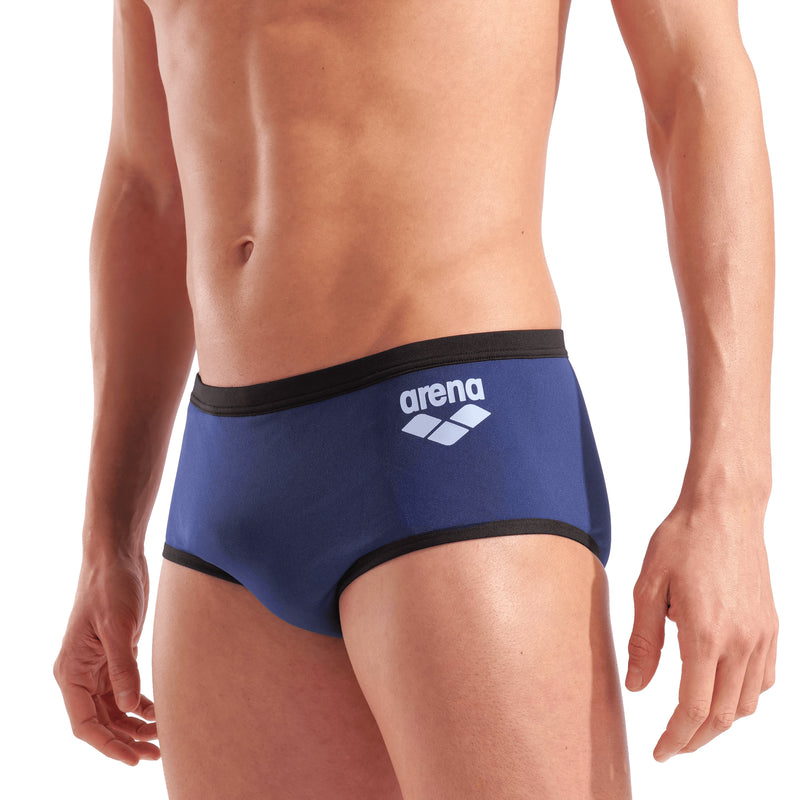 ARENA Men One Low Waist Short Big Logo Navy Black 008549 750