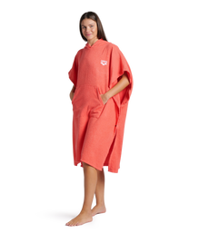 ARENA Accappatoio Poncho 009651 300 Calypso Coral White