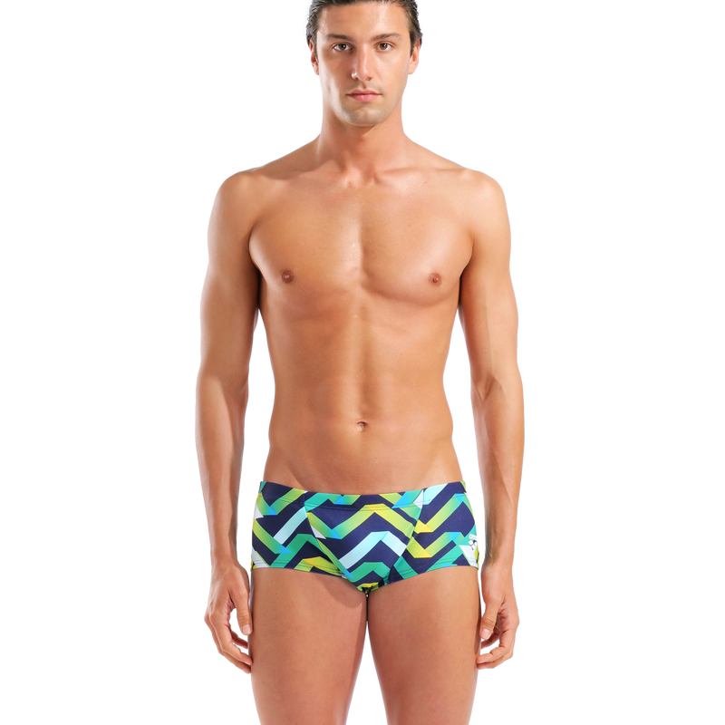 ARENA Men Texture Swim Low Waist Short Navy Multi 010731 750