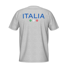 ARENA T-Shirt Italia FIN Team Stripe 010958 550 Medium Grey Melange Italia
