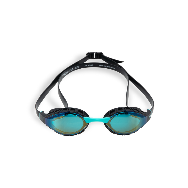 ARENA Occhialini Air Sonic Mirror 011004 150 Aqua Black
