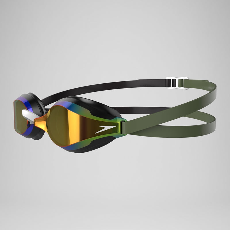 SPEEDO Goggles FASTSKIN SPEEDOSOCKET 2 MIRROR 10897 17609 Black Green