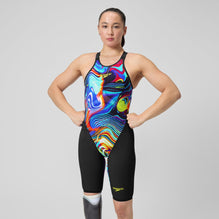 SPEEDO Woman Open Back Competition LZR PURE VALOR 2.0 15859 19137 Black Molten Blur