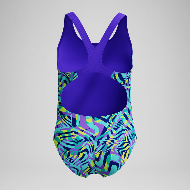 SPEEDO Girl One Piece ALLOVER SPLASHBACK Indigo Glow 00262315333