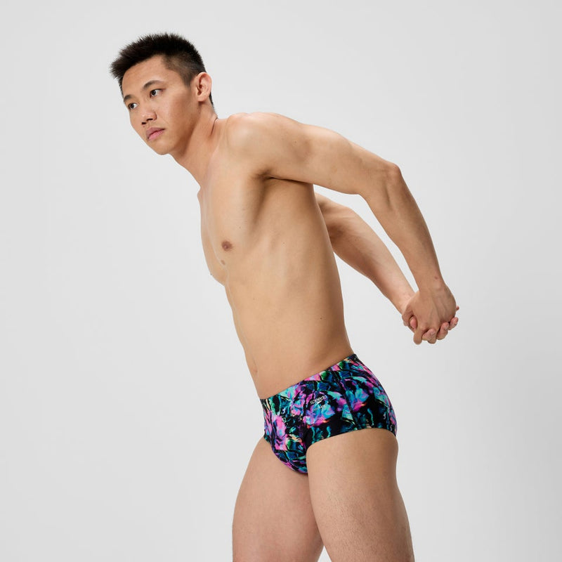 SPEEDO Man Brief Printed cm 13.5 005188006 Black Purple