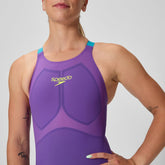SPEEDO Woman Open Back Competition LZR PURE VALOR 2.0 15859 004 Purple Blue