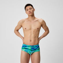 SPEEDO Man Brief Printed cm 13.5 005188007 Green Blue
