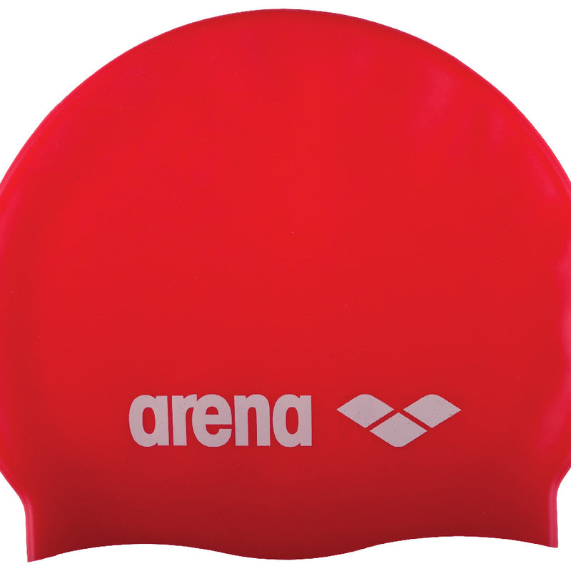 ARENA Senior Cap CLASSIC SILICONE 91662 44 Red White