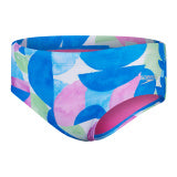 SPEEDO Slip Uomo 13,5 cm Club Training Allover  0033541 7536 Green Kiki Pink