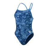 SPEEDO Woman One Piece ALV V-BACK 12843 17326 Cerulean Blue