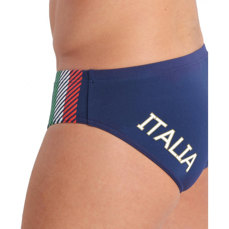 ARENA Men's FIN Italia Graphic Brief 005827