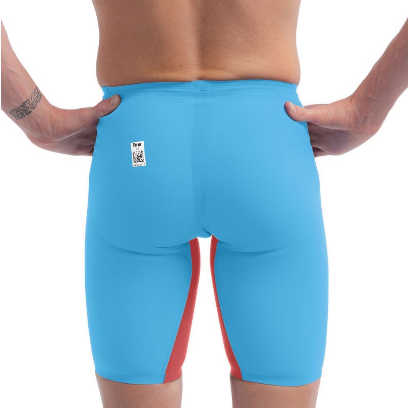 SPEEDO Man Jammer Competition LZR PURE VALOR 2.0 HIGH WAIST 15862  H828 Piction Blue/Flame red