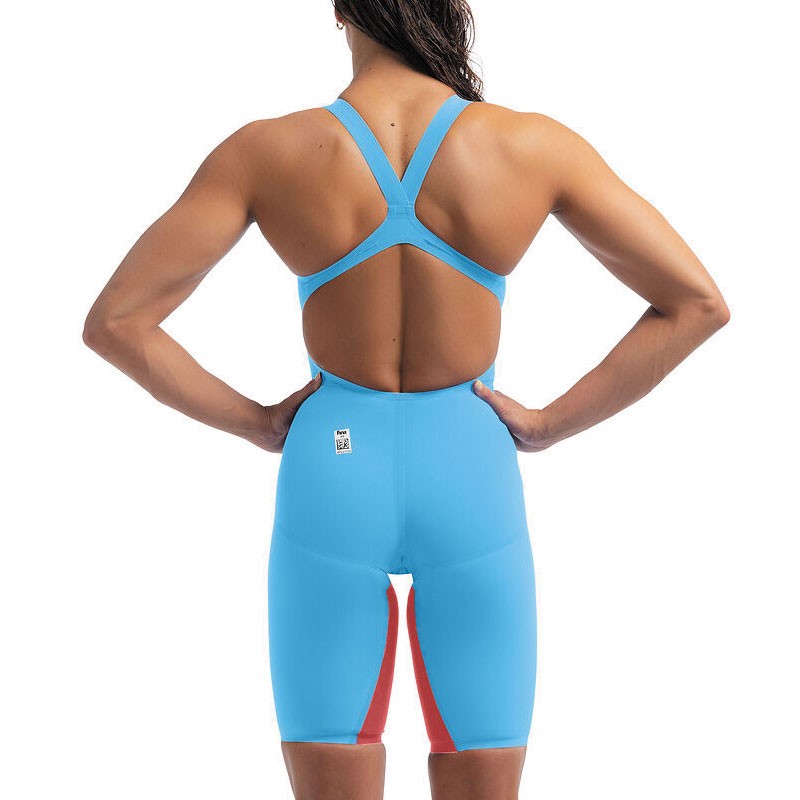 SPEEDO Woman Open Back Competition LZR PURE VALOR 2.0 15859 H828 Blue/Red