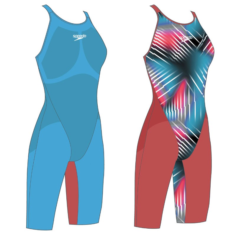 SPEEDO Woman Closed Back Competition LZR PURE VALOR 2.0 15860 H784 Red/Blue
