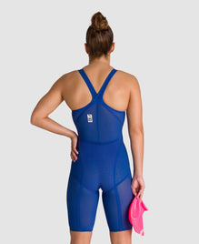 ARENA Woman Close Back Competition CARBON GLIDE 003664 730 Ocean Blue