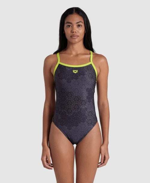 ARENA  WOMEN'S CAMO KIKKO SWIMSUIT CHALLENGE BACK 007160 650