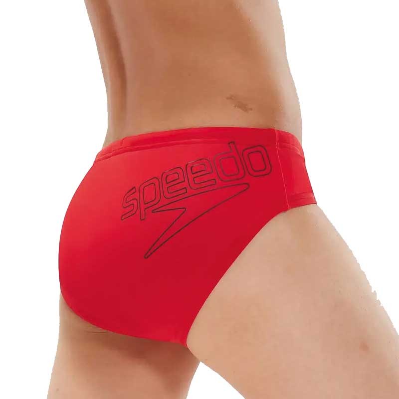 SPEEDO Costume Bambino 6.5 cm Logo Brief Red 00314914374