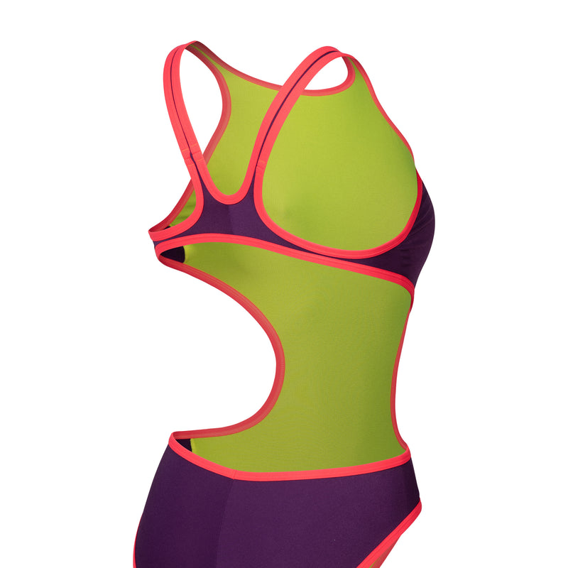 ARENA Woman One Piece ONE BIGLOGO 001198 998 Pum Bright Coral