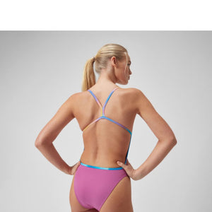 SPEEDO Woman Solid VBack Kiki Pink 003179 17207