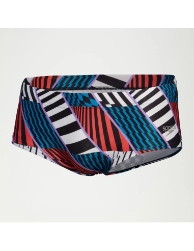 SPEEDO Slip Uomo 13,5 cm Club Training Allover Black White Watermelon 0033541 6613