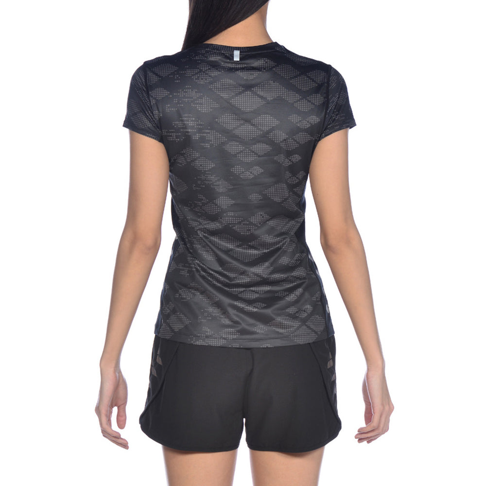 ARENA Woman T-Shirt Short Sleeve RUN MESH SOLID  001541