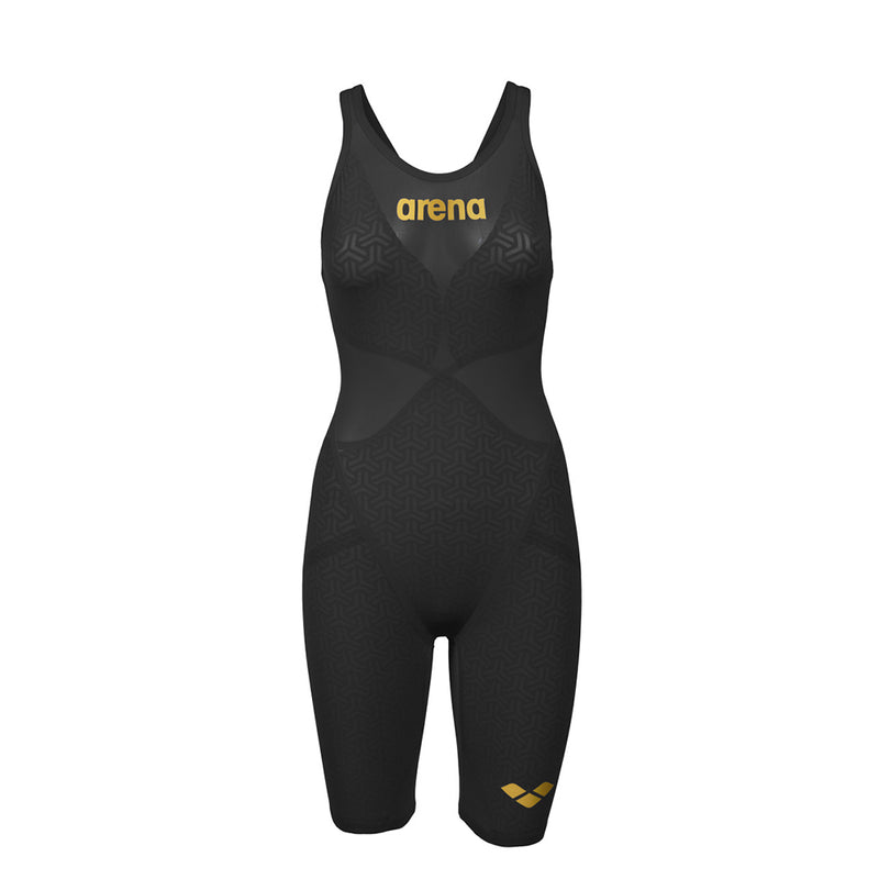 ARENA Woman Open Back Competition CARBON GLIDE 003663 105 Black Gold