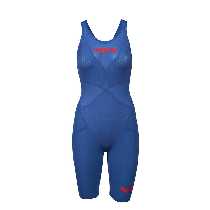 ARENA Woman Open Back Competition CARBON GLIDE 003663 730 Ocean Blue