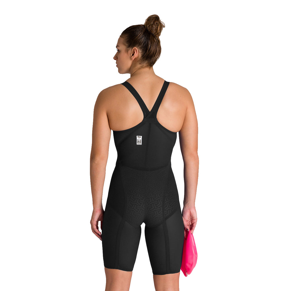ARENA Woman Close Back Competition CARBON GLIDE 003664 105 Black Gold