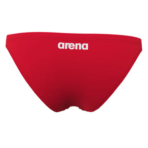 Slip bikini ARENA Solid bottom donna rosso
