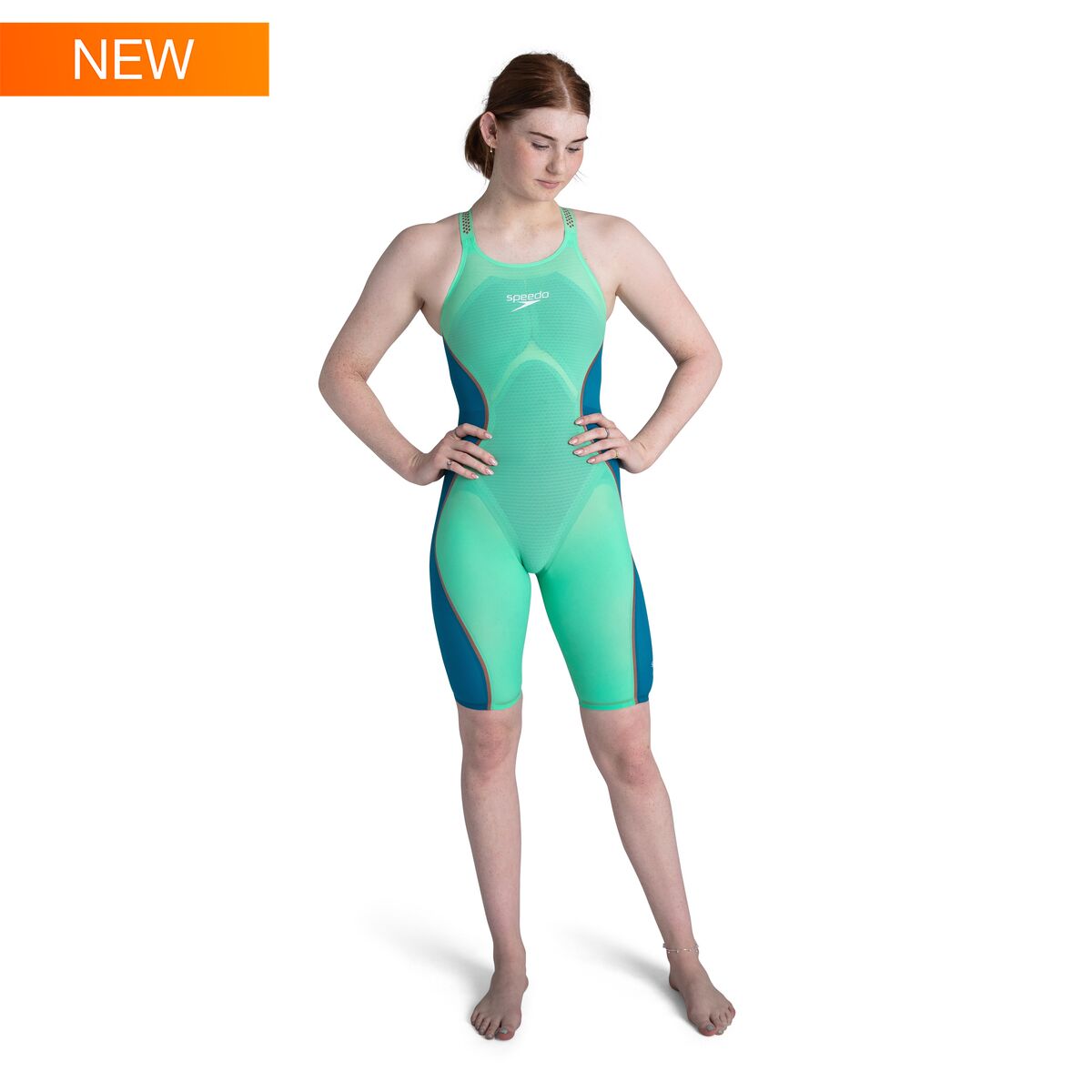 SPEEDO Woman Close Back Competition LZR PURE INTENT 11975 D881 Green-Blue