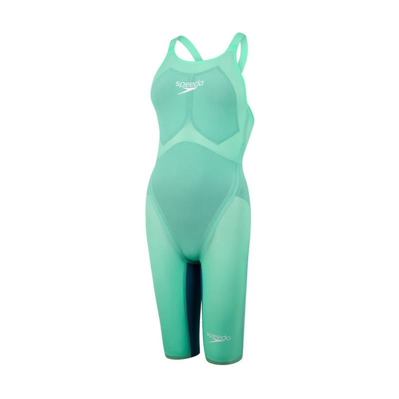 SPEEDO Woman Close Back Competition LZR PURE VALOR 11979 D881 Green Clow-Nordic Teal-White