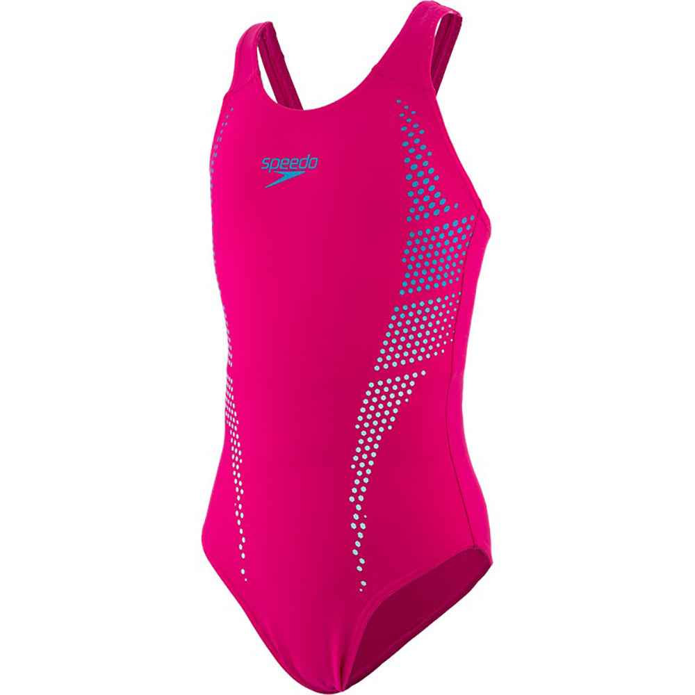 SPEEDO Girl One Piece PLASTISOL PLACEMENT MUSCLEBACK 08324