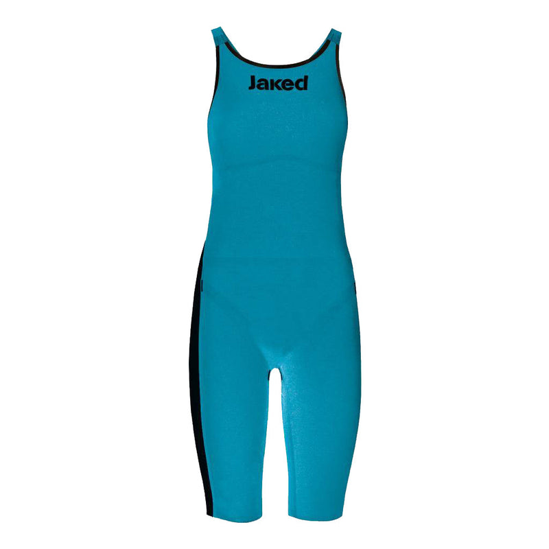JAKED Woman Open Back Competition JKEEL JKEEL FWSO 479 Turquoise Black