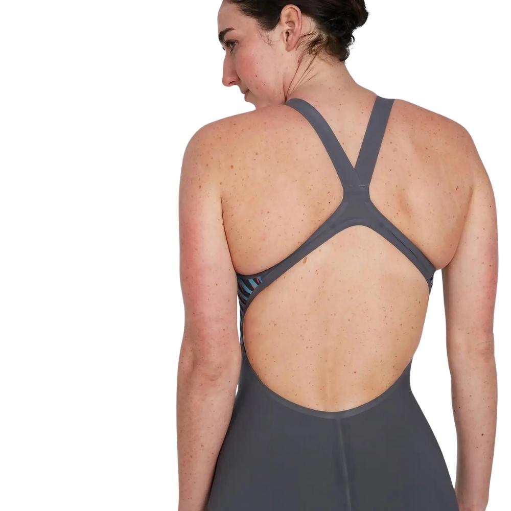 SPEEDO Woman Open Back Competition LZR PURE VALOR 11978 H147 Grey/Blue