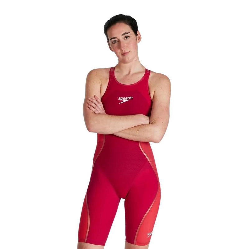 SPEEDO Woman Open Back Competition LZR PURE INTENT 11974 H088 Red/Red